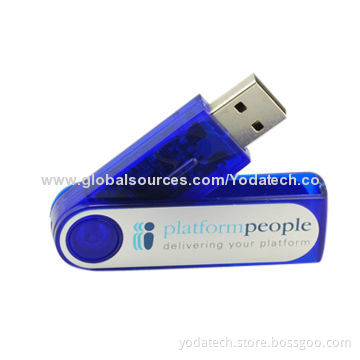 Rotate plastic promotional USB flash drive